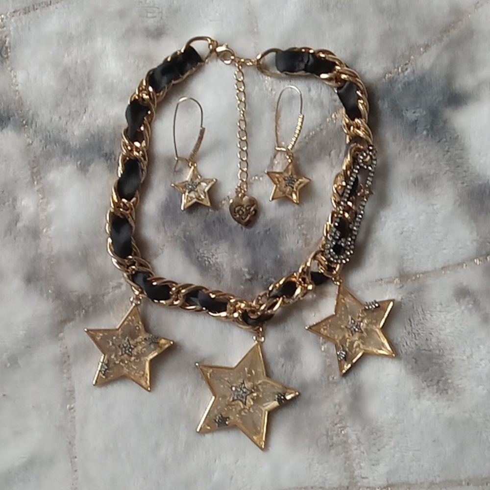 Betsy Johnson Star Jewelry Set